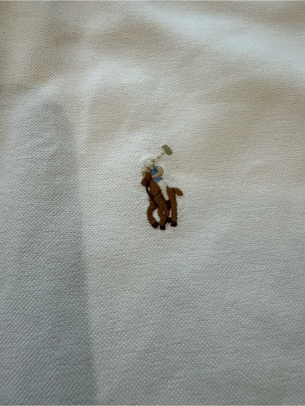 Ralph Lauren Youth White Oxford Button-Down Shirt Size 12